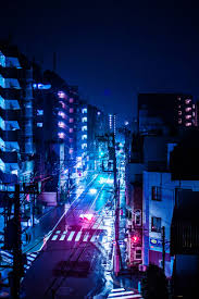 A Rainy Night In Tokyo Japan City Aesthetic City Wallpaper Anime City