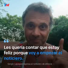 El mensaje de mariano martínez después de las críticas que recibió. Sergio Lapegue Anuncio Que Vuelve A Tn Todo Noticias