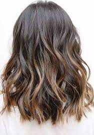 Medium haircuts with bangs are wonderful for all sorts of textures and types of hair. 25 Best Hairstyle Ideas For Brown Hair With Highlights Medium Length Wavy Hair With Subtle Golden Highlights Hair Styles Long Hair Styles Black Hair Balayage