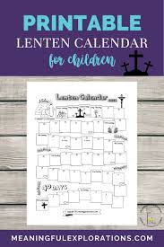 Free download blank calendar templates for 2021. Printable Lenten Calendar For Children In 2021 Kids Calendar Helping Kids Bible Study