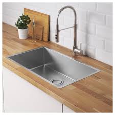Norrsjon Sink Stainless Steel Shop Ikea Ikea Inset Sink Ikea Kitchen Sink Kitchen Furniture Design
