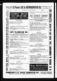 Maybe you would like to learn more about one of these? Worley S Directory Of El Paso Texas 1910 Page 528 The Portal To Texas History