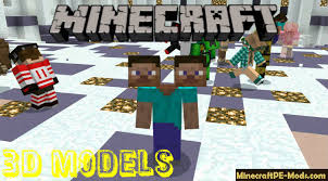 To get minecraft for free, you can download a minecraft demo or play classic minecraft in creative mode in a web browser. Steve 3d Models Minecraft Pe Skin Pack 1 18 0 1 17 34