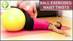 Pregnancy Workout Ball Exercise For Back Pain Youtube