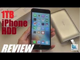 Review Idiskk 1tb External Hard Drive For Iphone Ipad Youtube