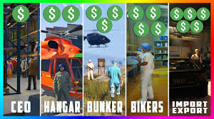 Gta Online Business Guide Top 5 Best Business To Buy Ceo Vs Import Export Vs Bikers Vs Bunkers