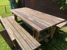 28 ergebnisse für esstisch mit bank. Garten Holztisch Mit Bank Kaufen Auf Ricardo
