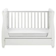 babymore eva sleigh cot bed dropside with drawer white sleigh cot bed cot bedding bed