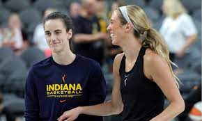 Caitlin Clark nearly lost it after a Lexie Hull double entendre during a  Fever postgame presser