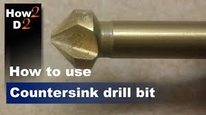 use countersink drill bit