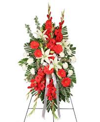 Pitkin sympathy florists & gift baskets, is family owned and operated. Reverent Red Funeral Flowers In Brooklyn Ny Mcateer Florist