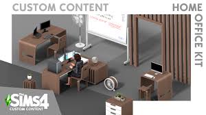 The sims 4 has seen a lot of addons since its release. Illogical Sims Cc Renders Home Office Kit Custom Content Kit It Took A