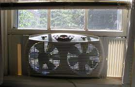 While other types of fans, like circular rotating fans, are great for moving air around. Window Fan Wikipedia