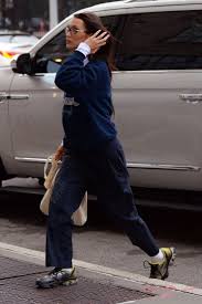 Bella Hadid Wore Bella Bjork Homogenic Sweatshirt Out In New York City  October 29, 2021