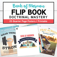Book Of Mormon Doctrinal Mastery Mini Posters Flip Book Pdf Download