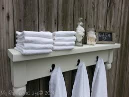 Small wall shelf with hooks. Wall Shelf With Hooks Diy My Repurposed Life Rescue Re Imagine Repeat