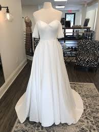 Stella York Ivory Dove Satin 6718 Formal Wedding Dress Size 8 M 7 Off Retail Formal Dresses For Weddings Satin Wedding Gown Wedding Dress Sizes