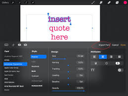 Hit the wrench in the top left > add > add text type what you'd like your text to say, then hit 'edit style' this is where you can customize the look of your text. How To Add Text In Procreate Ebb And Flow Creative Co