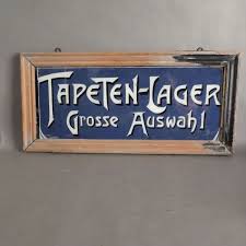 ) is an international style of art, architecture, and applied art, especially the decorative arts, known in different languages by different names: Art Nouveau Advertising Glass Sign Wallpaper Warehouse 1900 1920
