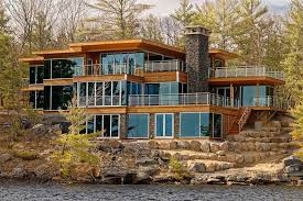 The lake is surrounded by many cottages, some dating back to the late 19th century. A Luxurious Waterfront Retreat On Ontario S Peaceful Lake Muskoka Mansion Global
