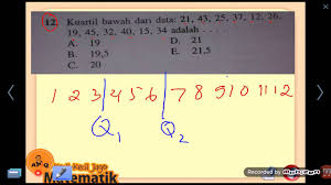 Cara menghitung desil dan persil data kelompok. Statistik Sma 1 Kuartil Atas Bawah Tengah Paham Youtube