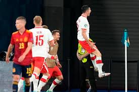 Group d second place v group e second place 2021 match summary. Lewandowski Gives Poland 1 1 Draw Against Spain At Euro 2020 Moradabad News Moradabad Business