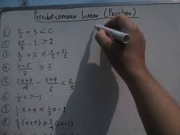 Pertidaksamaan Linear Satu Variabel Bentuk Pecahan Aljabar Youtube