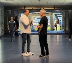 Grêmio x Botafogo: John Textor e Luís Castro se encontram na Arena; veja o vídeo
