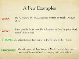 Best Thesis Statements Thesis Statement Writing A Thesis Statement Essay