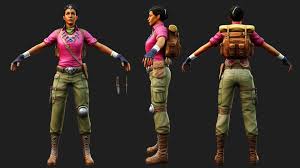 Artstation 3d Female Character For Temple Run Game 5518 Studios Female Characters Temple Run Game Ran Games