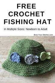 Let S Go Fish Free Crochet Bucket Hat Pattern Crochet Hats Crochet Bucket Hat Pattern Crochet Bucket Hat
