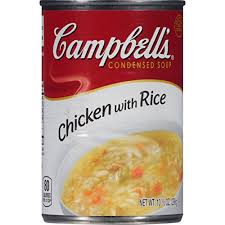From classic chicken noodle soup and creamy chicken mushroom and other delicious recipes inspired by cuisines across the globe, find the perfect. Amazon Com Campbell S Condensed Soup Chicken With Rice 10 5 Ounce Pack Of 24 Grocery Gourmet Food