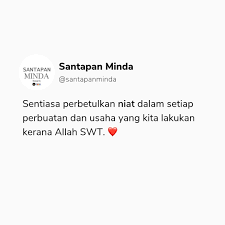 Aku niat di dalam pernikahan dan perkahwinan ini kerana: Santapan Minda On Twitter Sentiasa Tajdid Niat Kerana Allah Quranhour Hadithtime Https T Co Zb7ulycias Twitter