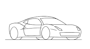 Ferrari sport cars 7 coloring pages : How To Draw A Ferrari 458 Junior Car Designer Coloring Home