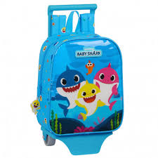 This abcs piggy bank for kids (inspired by baby blocks) can be customized with their first name, their birthdate and their birth height and weight. Kindergarten Baby Shark 28 Cm Trolley Top Of The Range Roller Backpack