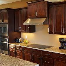 10 Ft Run Kitchen Cabinets Bundle In Shaker Espresso With Soft Close Drawers Doors Everyday Ca Mahogany Kitchen Kitchen Cabinets Mahogany Kitchen Cabinets