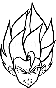 How To Draw A Super Saiyan Easy Step By Step Drawing Guide By Dawn Dragoart Com