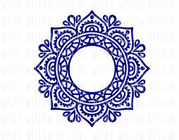Download Mandala Svg Dxf Png Jpg Pdf Mandala Border Monogram Etsy In 2021 Mandala Monogram Border Mandala Svg