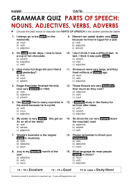 Some time ago i posted a list of words each of which can be classified as either a noun, verb, adjective or adverb. Grammar Quiz Choose Between Nouns English For Everyone Facebook