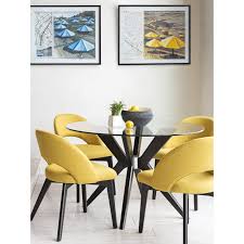 Chairs are the backbone of the kitchen and dining rooms. Canadel Downtown Custom Dining Customizable Round Table Set Reid S Furniture Dining 5 Piece Sets
