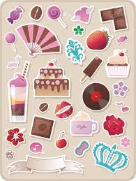 Send a sticker in ios imessage or as a text message on android and in your video chats from these visual design stickers. Collection Of Cute Stickers For Your Design Royalty Free Cliparts Vectors And Stock Illustration Image 4235377