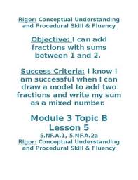 4 i'reading (page 52) 1 b 2 1 tiger woods 2 goran ivanisevic 3 fernando torres 4 serena williams 3 possible answers: Grade 5 Module 3 Eureka Zearn Objectives Success Criteria Tpt