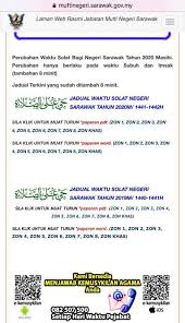 Jadual waktu solat tahun 2017; Perubahan Islamic Information Centre Iic Sarawak Facebook