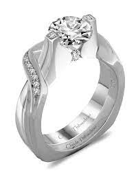Claude Thibaudeau 18kt White Gold Wedding Set White Gold Wedding Set Jewelry Basic Jewelry