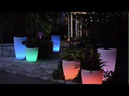 Just simply plug it into any standard electrical outlet. Solar Illuminated Planters Youtube