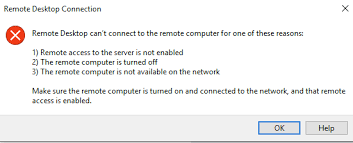Windows 10 Version 1607 Remote Desktop Connection Not Working