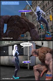 Spider-Gwen X Rhino Porn Comic english 32 - The Hentai