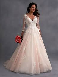 Alfred Angelo Style 2578 In Blush Ivory Pink Wedding Gowns Blush Pink Wedding Dress Pink Wedding Dresses