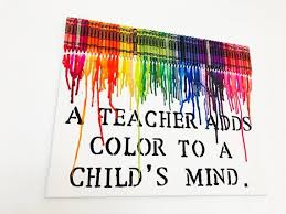 This Fun Piece Of Art Is Made With Melted Crayons On A 20x16 Canvas You Can Add Your Own Message When Plac Art Teacher Gifts Crayon Art Diy Crayon Art Melted