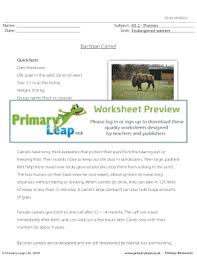 Got a kid crazy for mad libs? Fillable Online Bactrian Camel Comprehension Primary Leap Worksheets This Ks2 Reading Comprehension Includes A Short Passage With Some Interesting Facts About The Bactrian Camel Children Read The Text And Then Answer